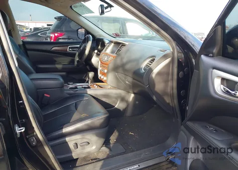 2017 Nissan Pathfinder Platinum из США, поврежденный, VIN 5N1DR2MM1HC670193